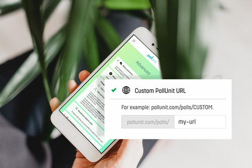 Create polls with custom URLs